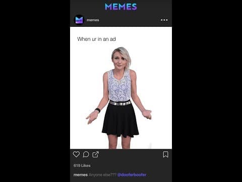Memes.com TikTok Ad