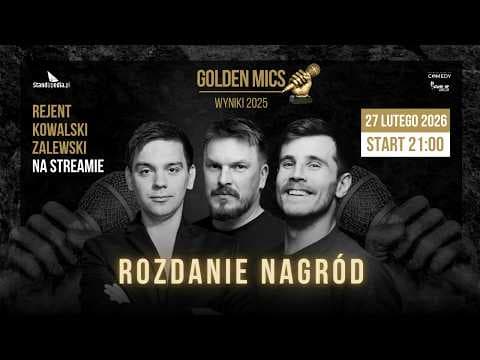 Golden Mics 2025 - Rejent, Kowalski, Zalewski