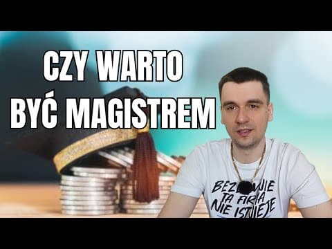 Czy warto być magistrem