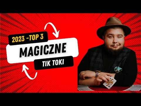 TOP 3 MAGICZNE SZTUCZKI NA TikTok w 2023| SKUBIMAGIK