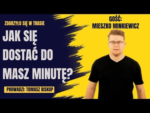 Mieszko Minkiewicz o stand-upie na rowerze i formacie MASZ MINUTĘ (ZDARZYŁO SIĘ W TRASIE )
