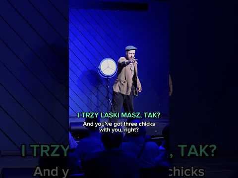 Przyszedł z trzema laskami